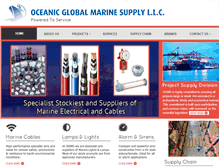 Tablet Screenshot of oceanicgms.com